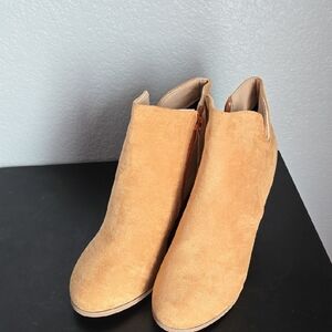 Tan Suede Ankle Boots